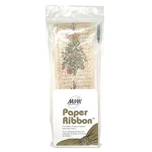 Vintage MPR Paper Ribbon Hanging Herbs 6 Yards Gift Wrap Bow Flowers Garden Cute